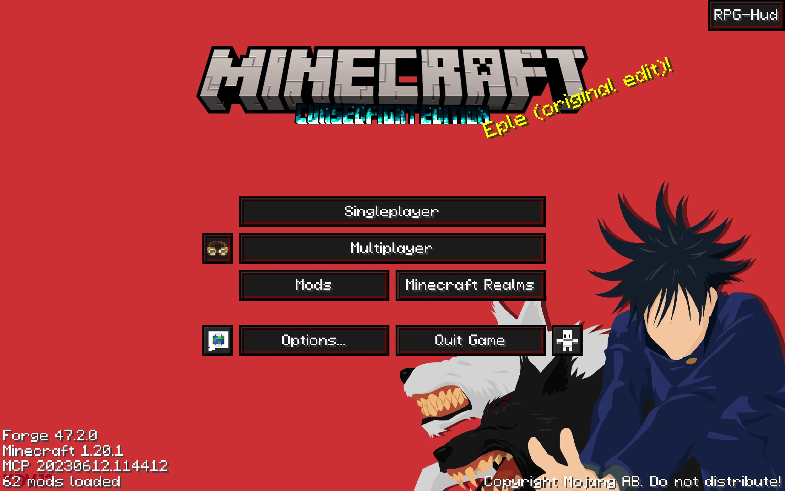 Jujutsu Kaisen Remix! — скриншот 1 (Текстуры, Minecraft)