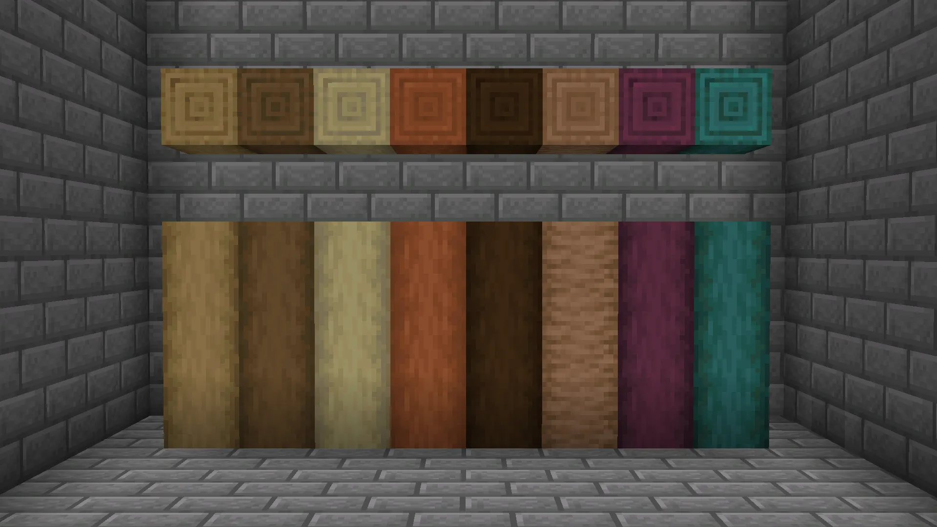 Defaultening, Текстуры, Minecraft
