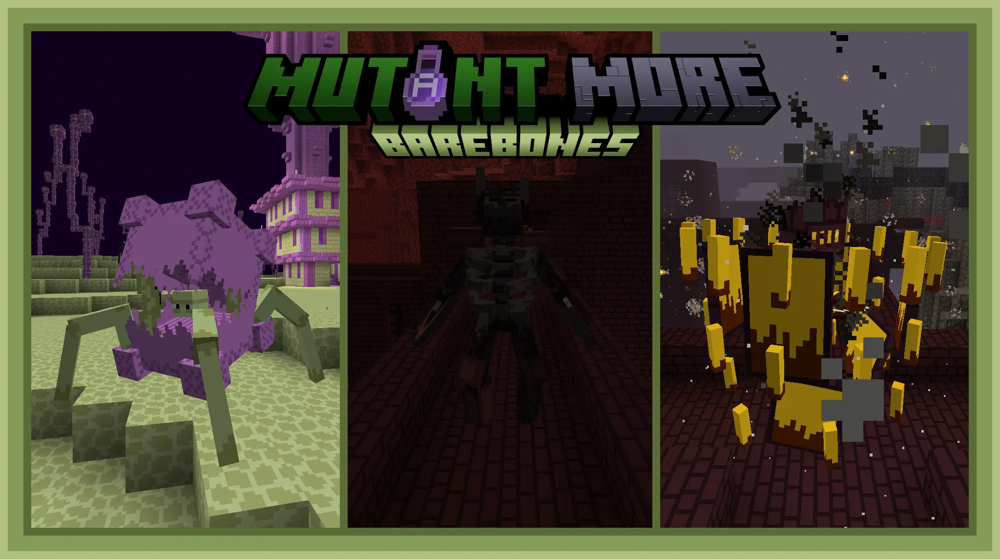 Mutant More Barebones, Текстуры, Minecraft