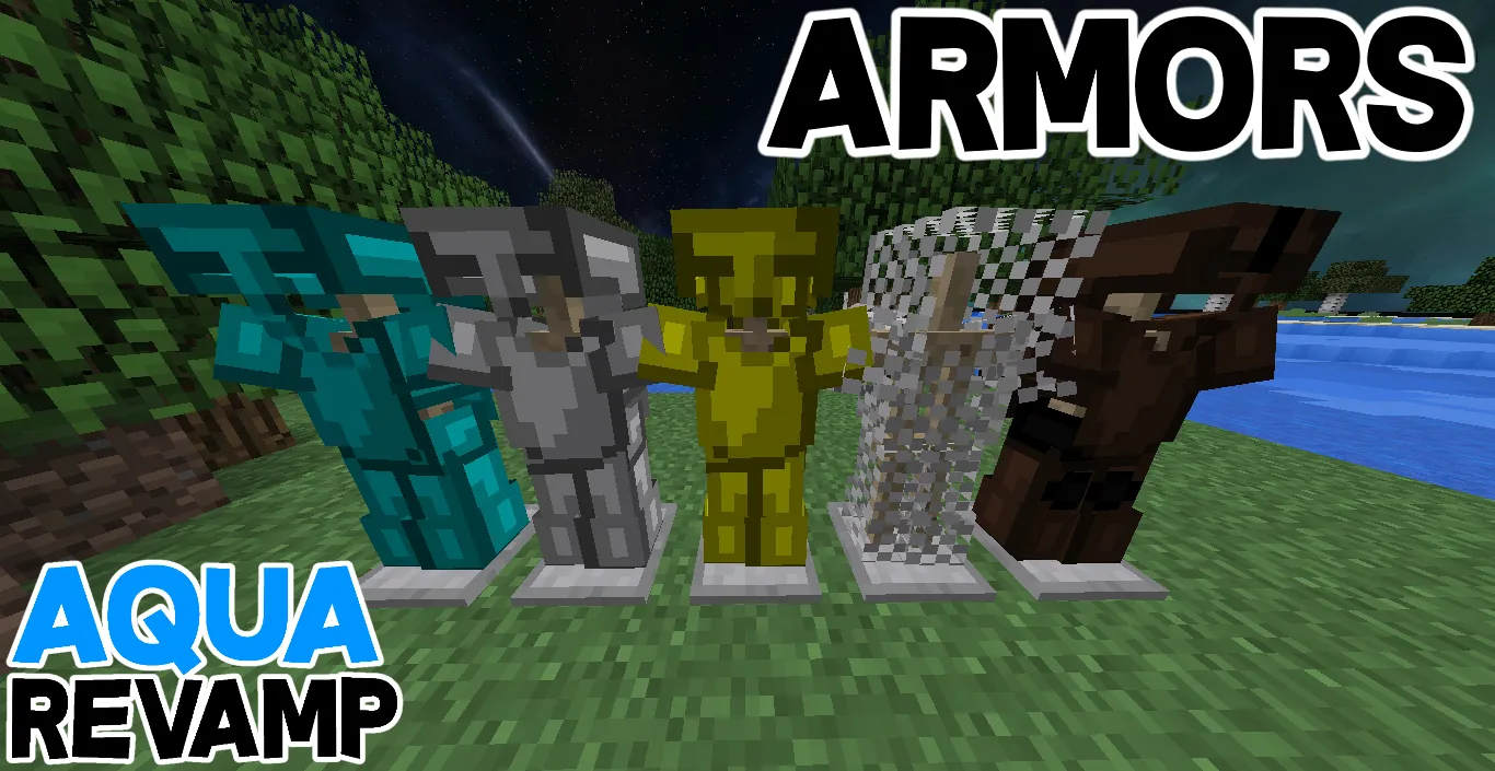 Aqua Revamp Sword — скриншот 11 (Текстуры, Minecraft)