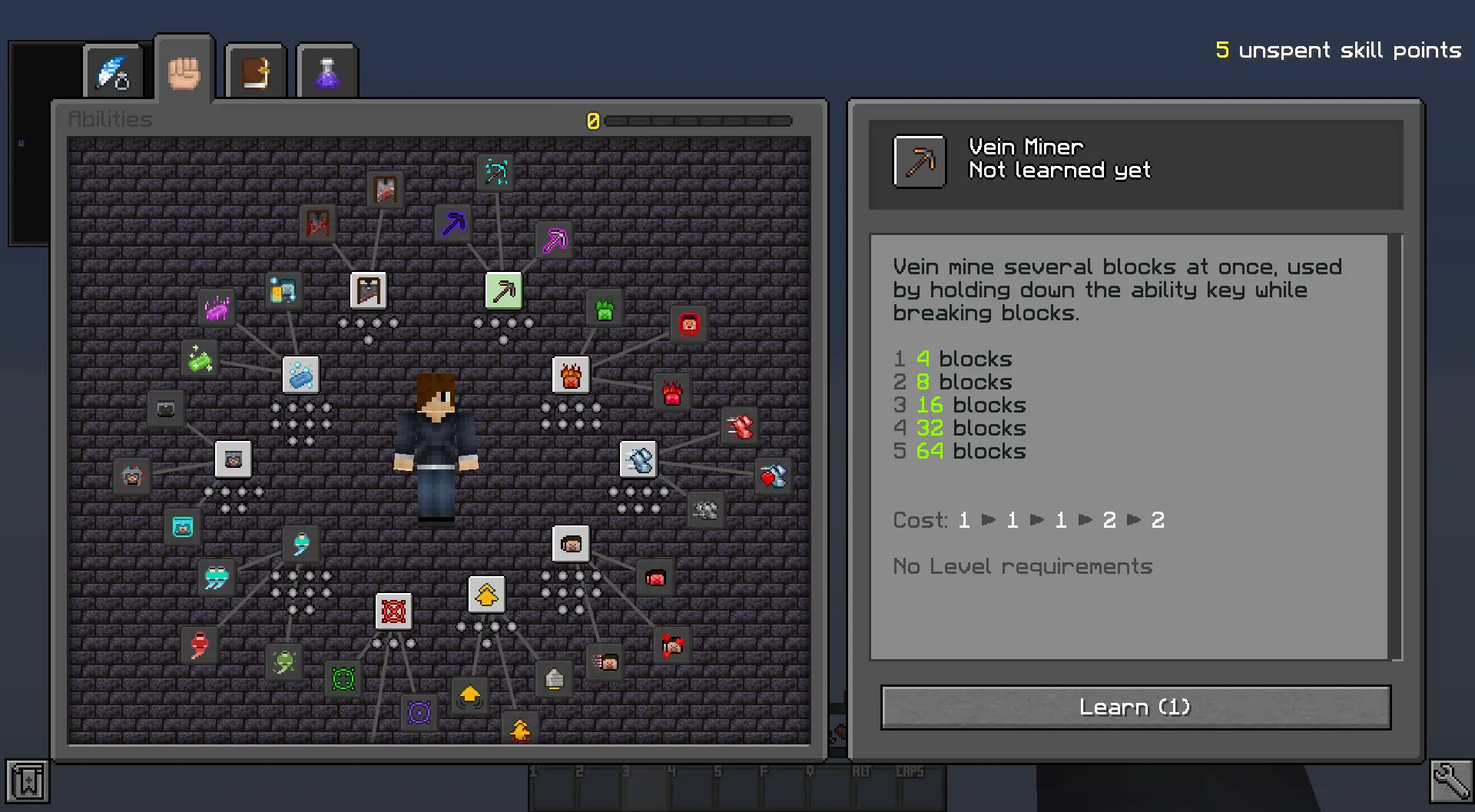 Dark UI [VaultHunters] — скриншот 6 (Текстуры, Minecraft)