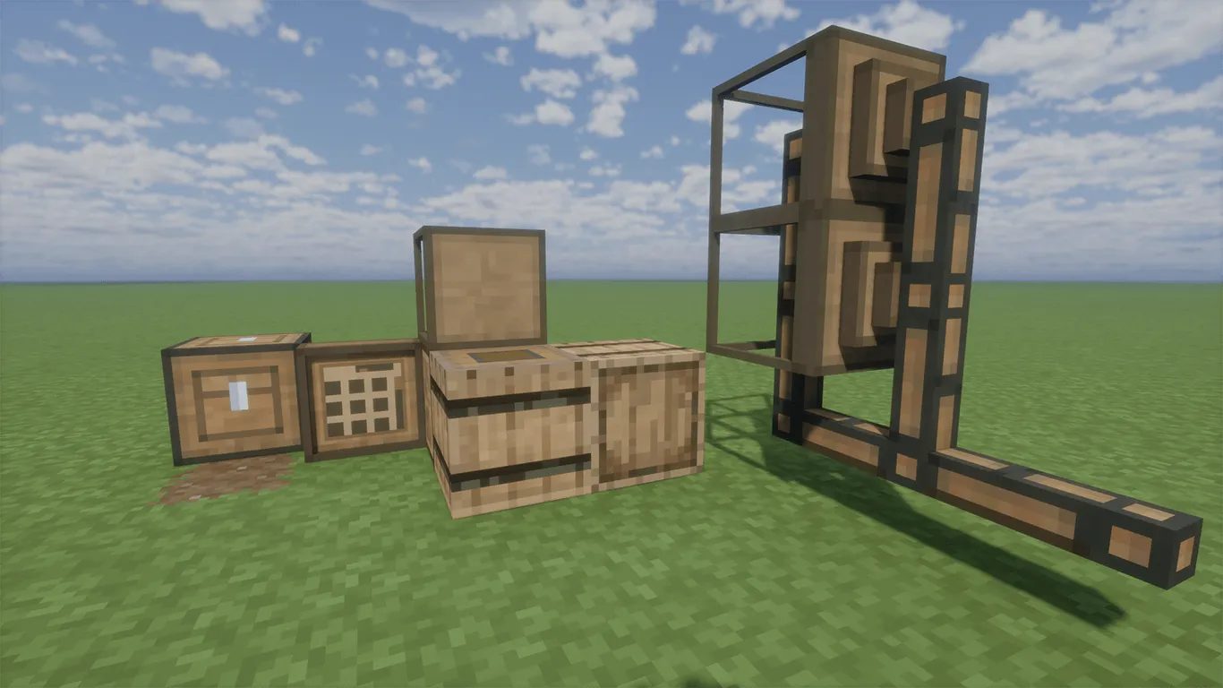 Tom's Simple Storage Ashen Compat, Текстуры, Minecraft