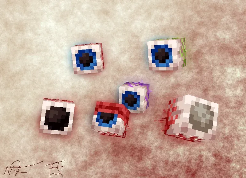 Demon Eye From Terraria — скриншот 3 (Текстуры, Minecraft)