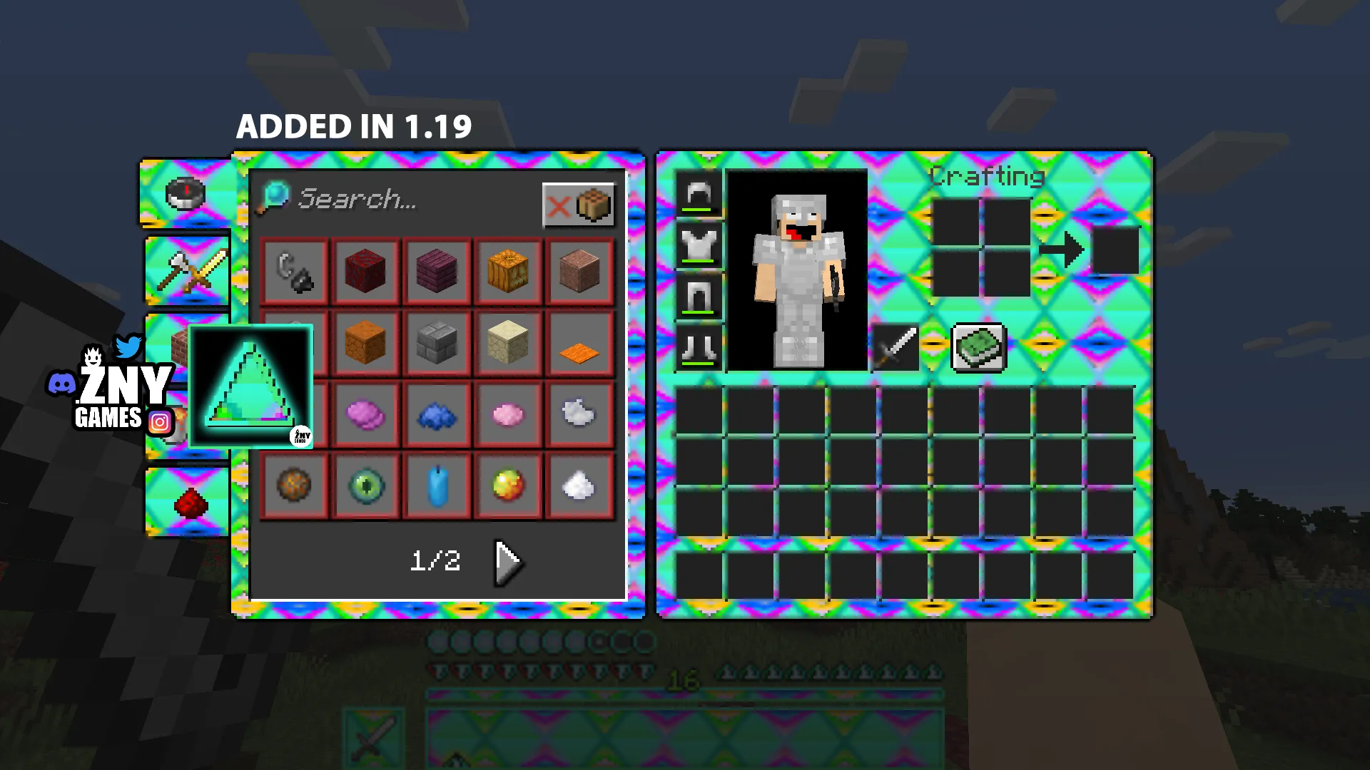 PRISMA, Текстуры, Minecraft