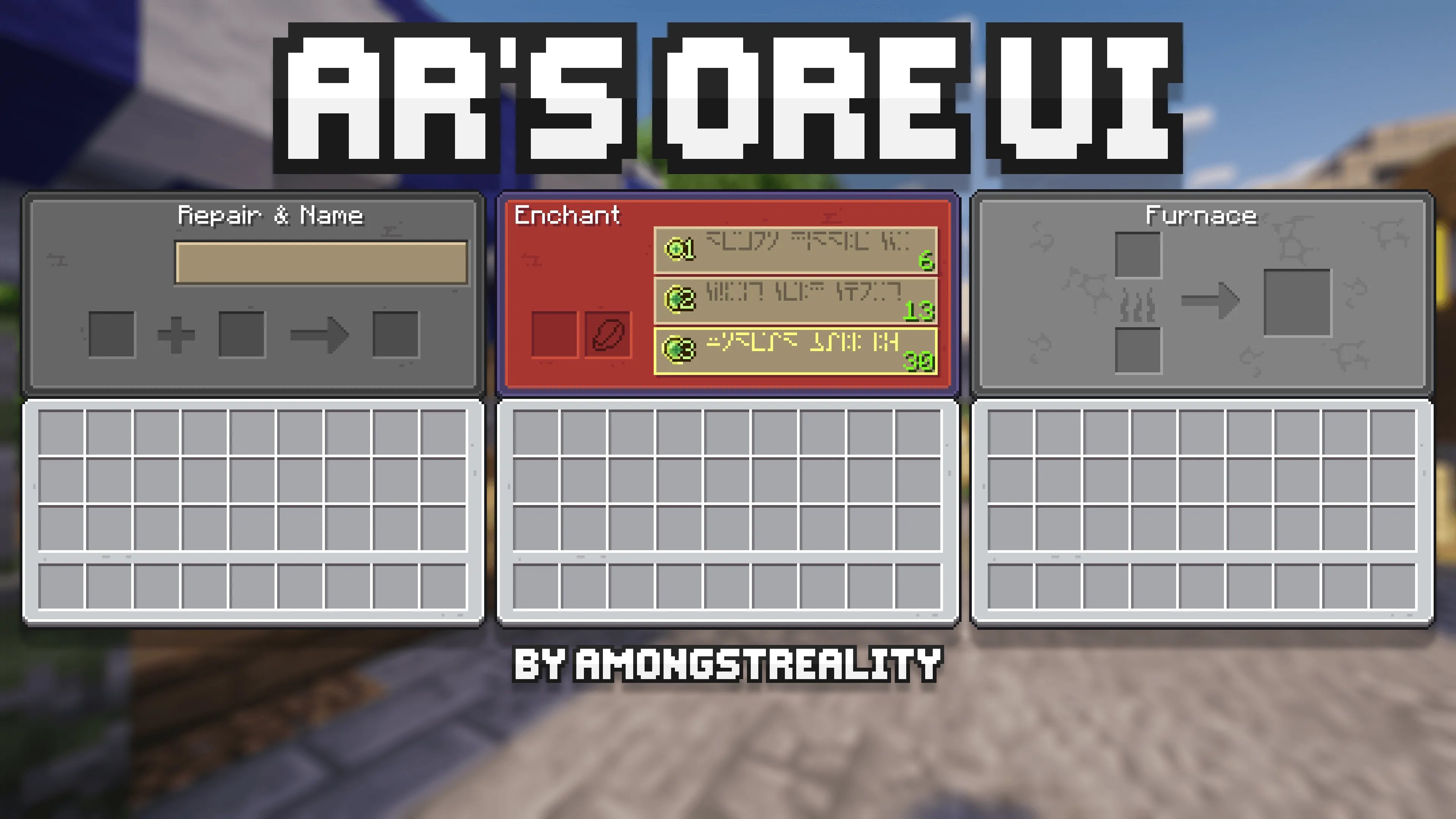 AR's OreUI, Текстуры, Minecraft