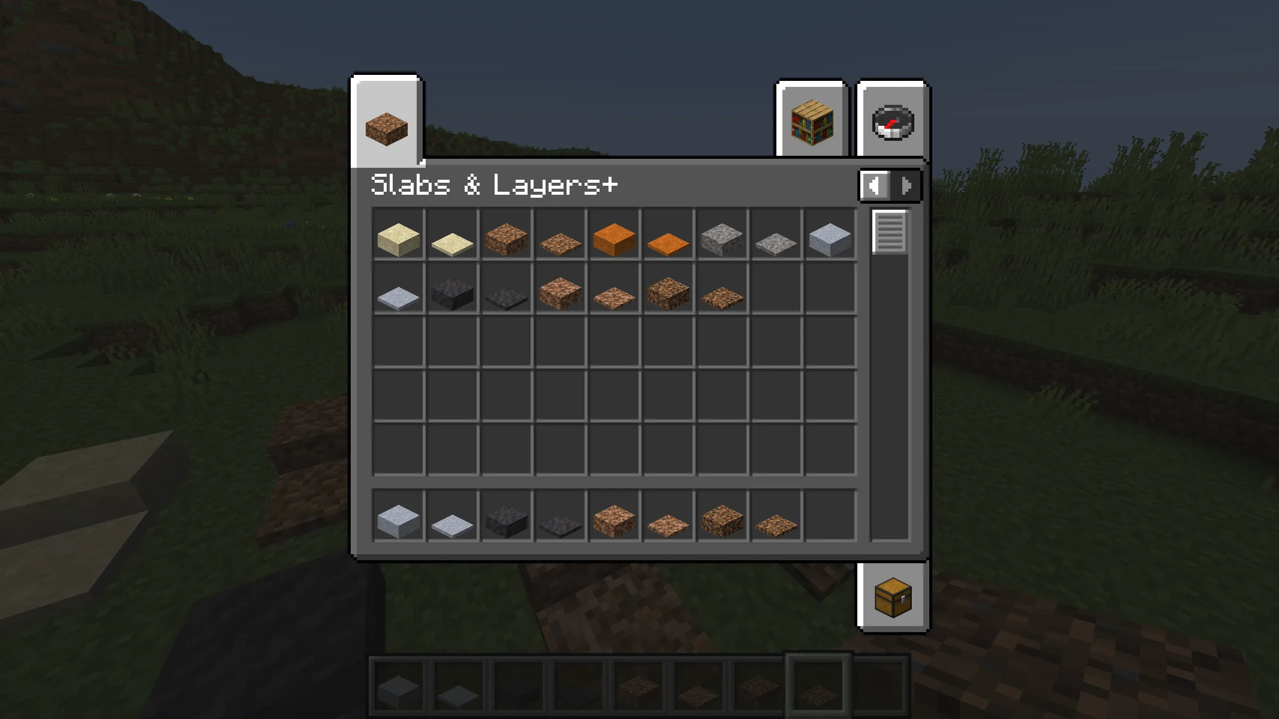 Slabs & Layers+, Моды, Minecraft
