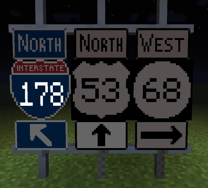 Chara's Sign Pack — скриншот 2 (Аддоны, Minecraft)