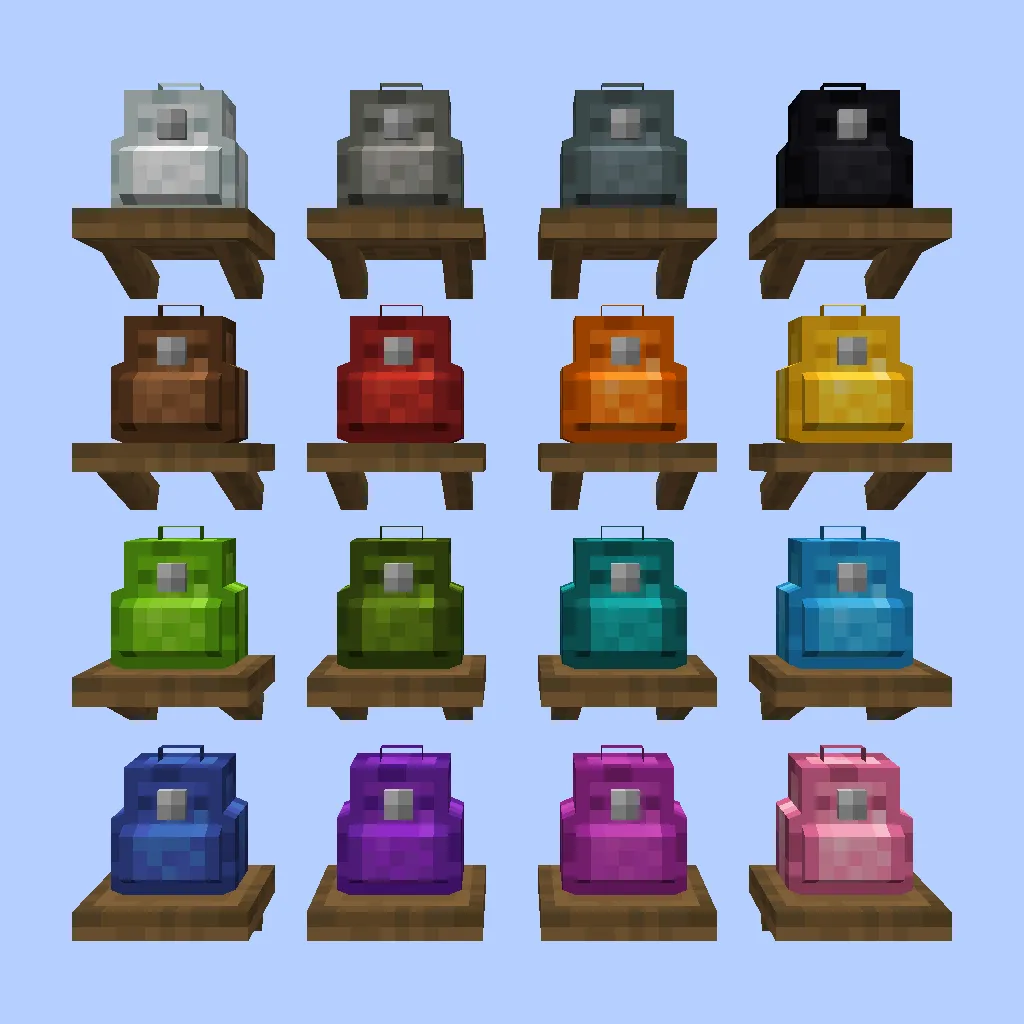 Backpacked: World of Color, Моды, Minecraft