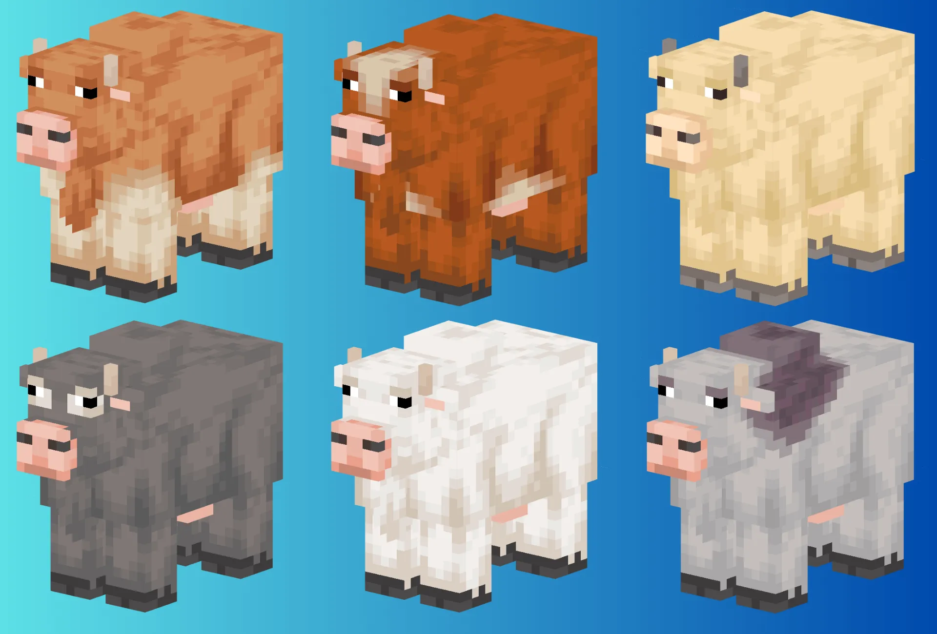 Prettier Cows — скриншот 5 (Текстуры, Minecraft)
