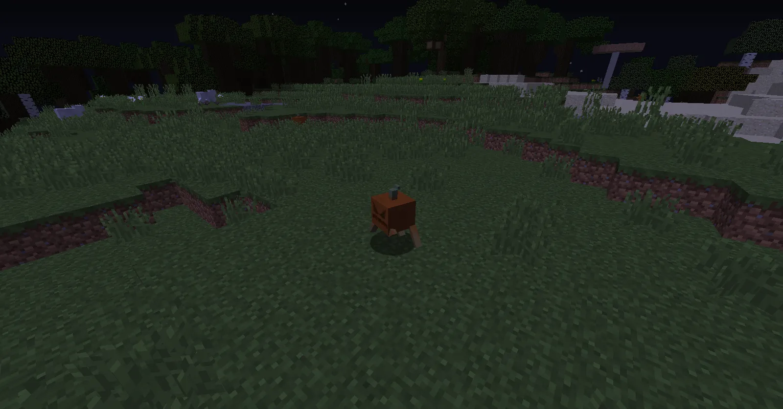 Pumpkin of the night — скриншот 1 (Моды, Minecraft)