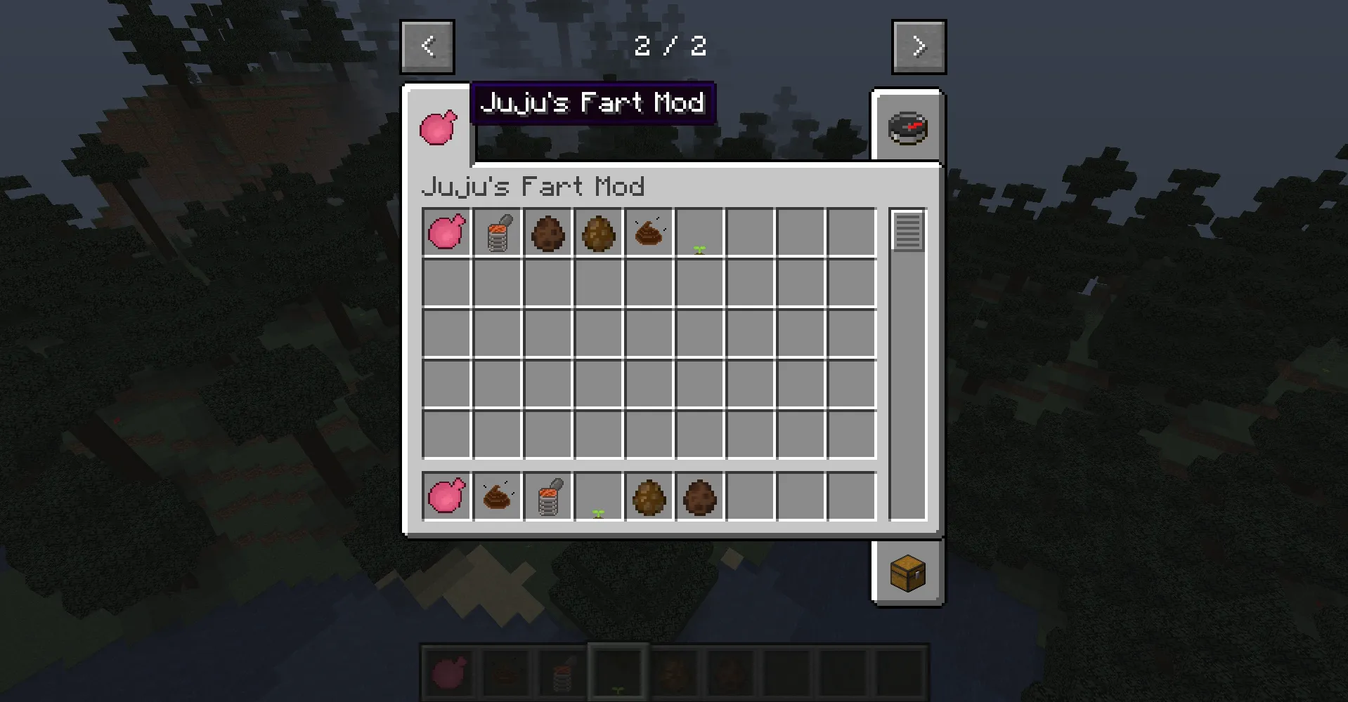 Juju's Fart Mod — скриншот 2 (Моды, Minecraft)