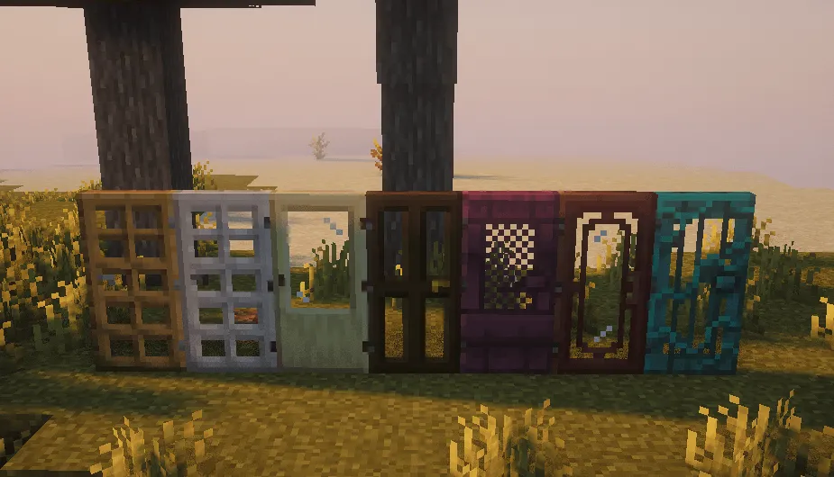 Translucent Doors — скриншот 3 (Текстуры, Minecraft)