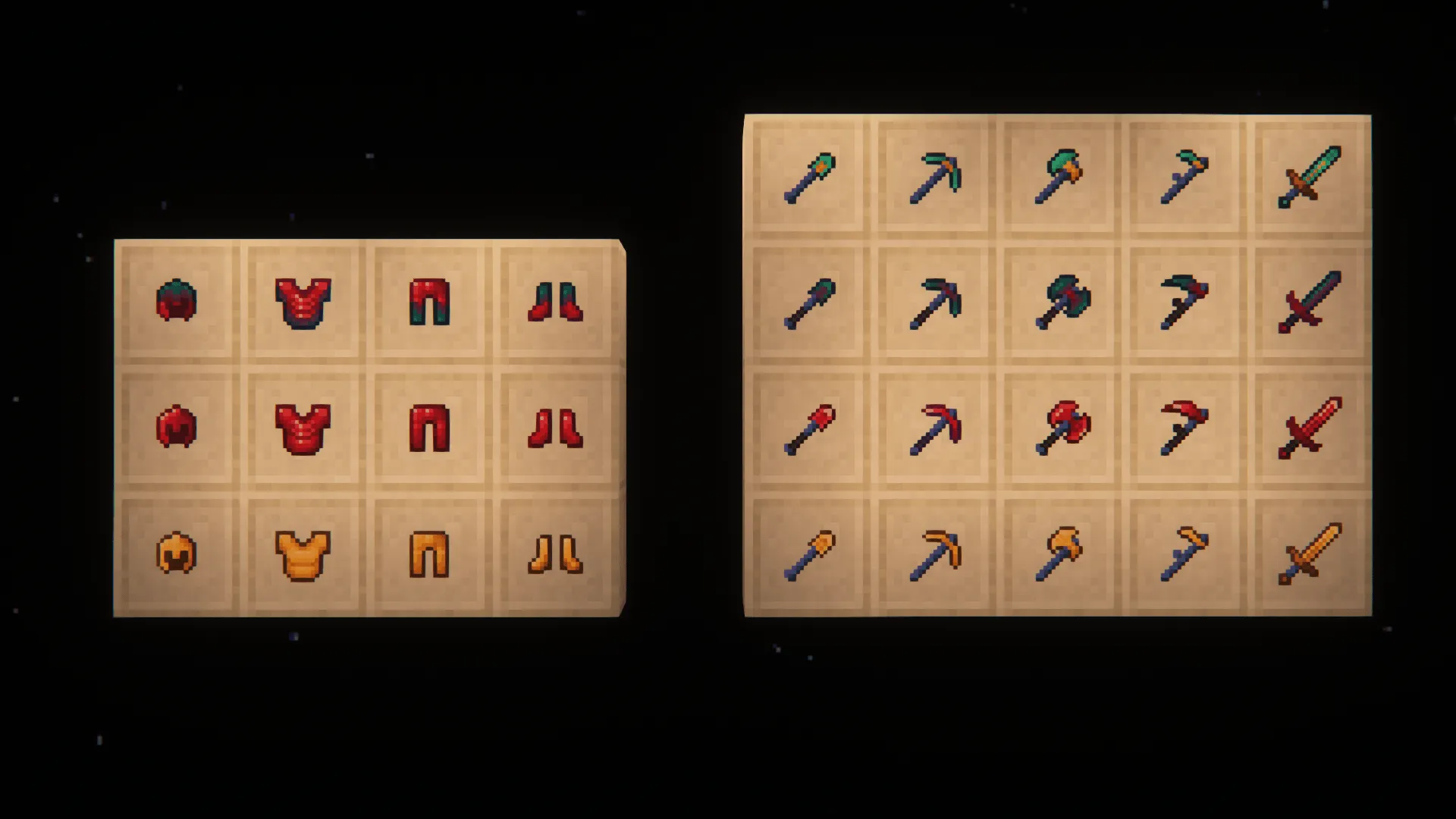 Artisan's Armory Compats, Текстуры, Minecraft