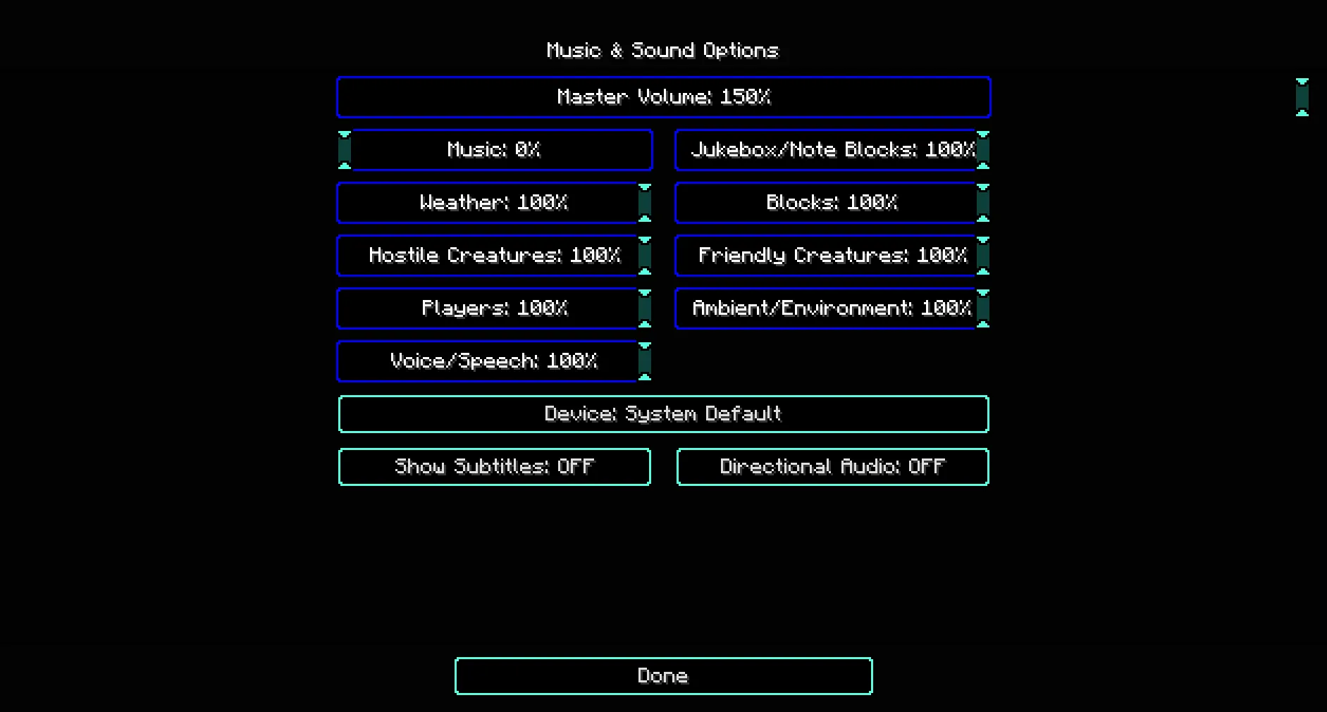 Limitless options [Forge], Моды, Minecraft