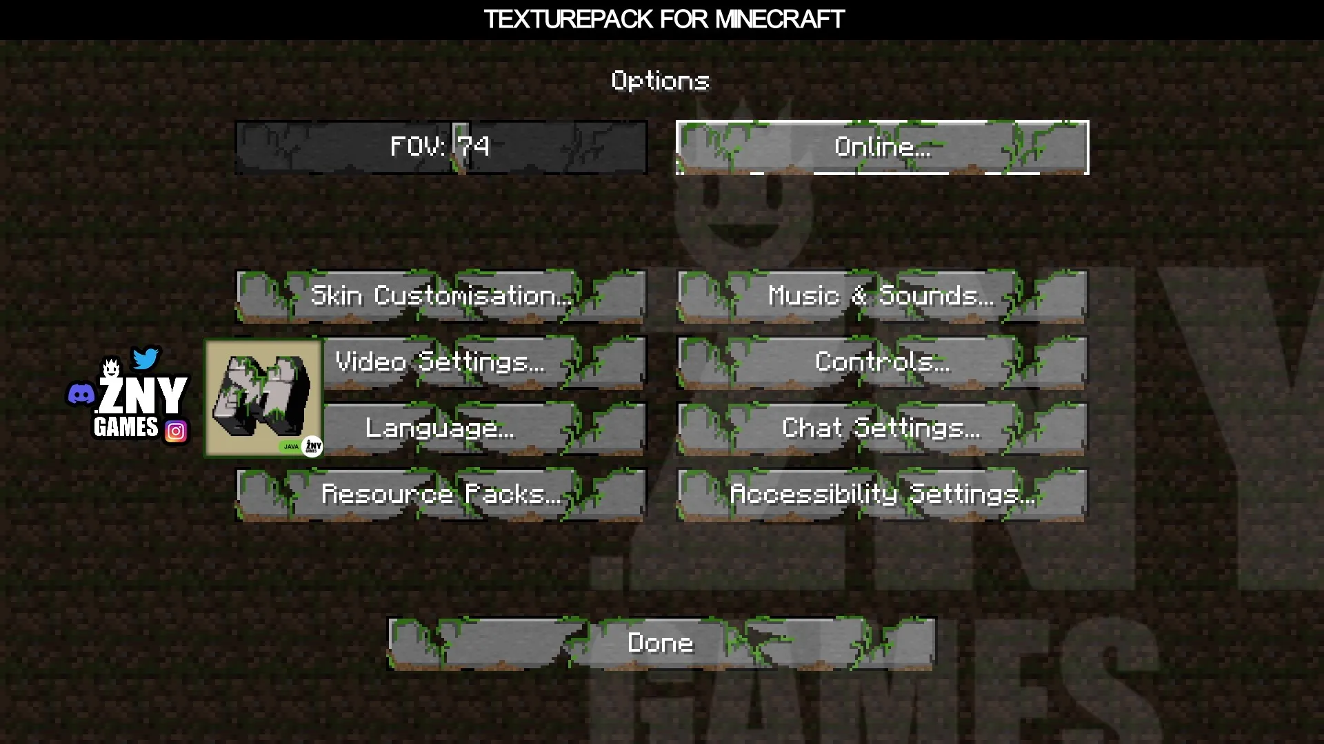 MCOLD, Текстуры, Minecraft