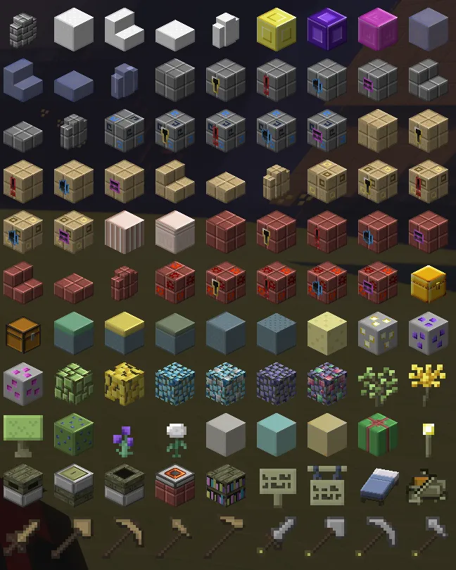 Aether Plastic (Plus!!), Текстуры, Minecraft