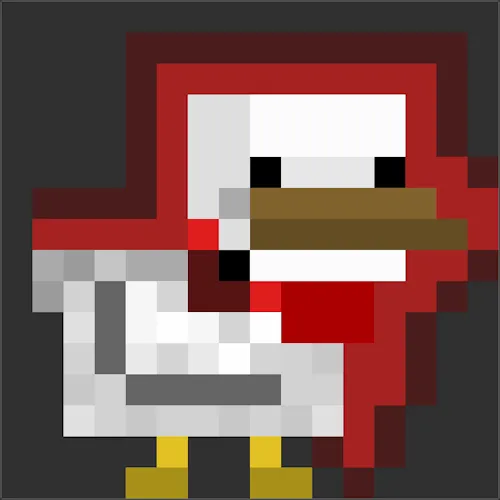 Chicken IN Lava! — скриншот 1 (Текстуры, Minecraft)
