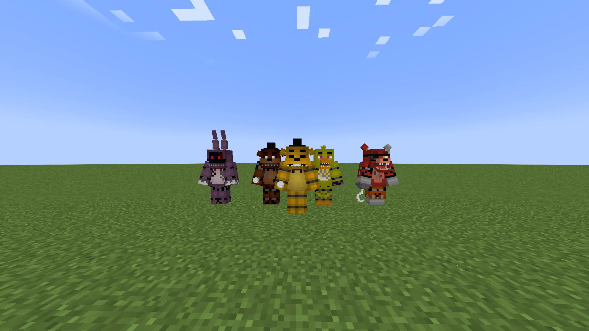 MNAF MW Textures, Текстуры, Minecraft