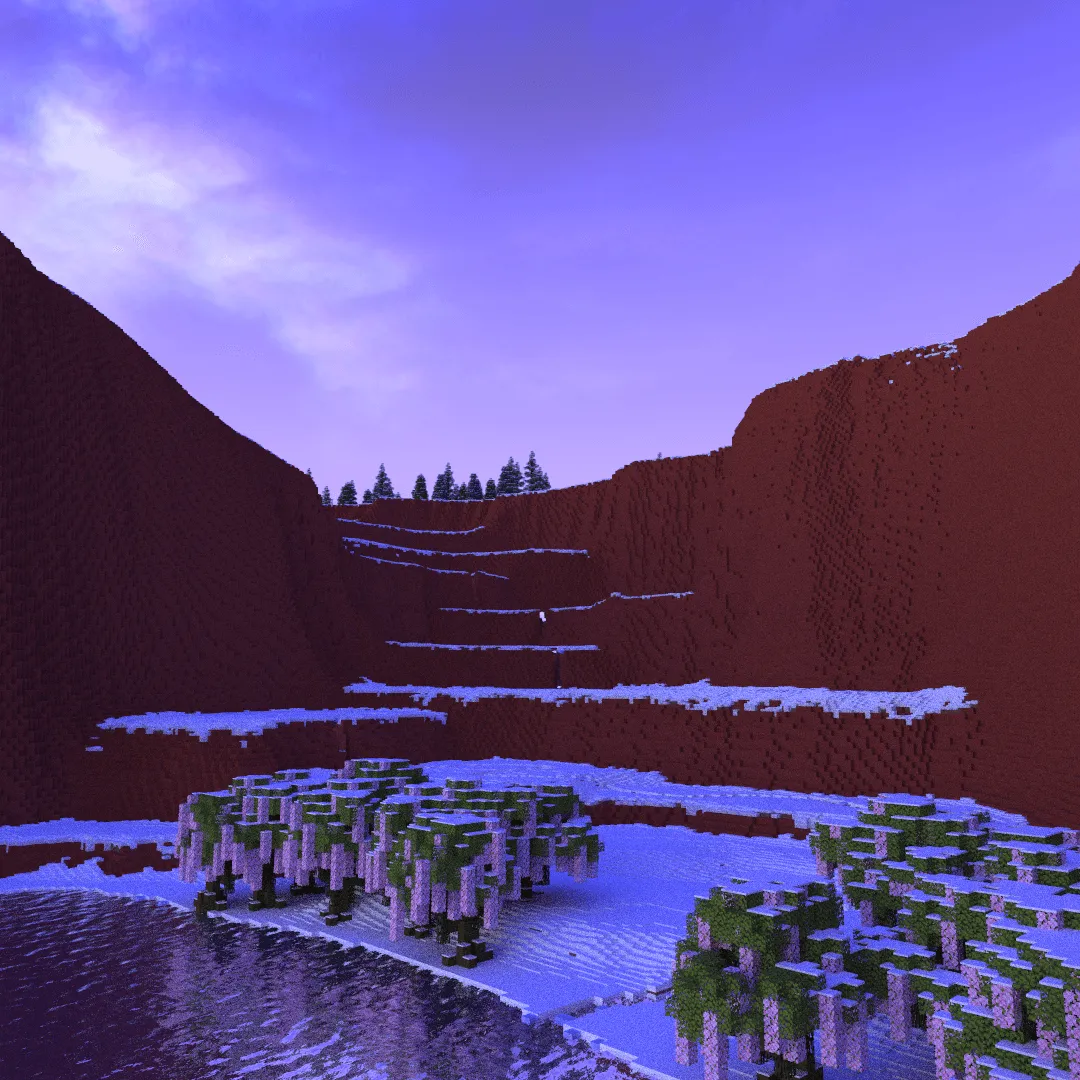 Redcliff Islands - 2.5k x 2.5k Winter Islands, Карты, Minecraft