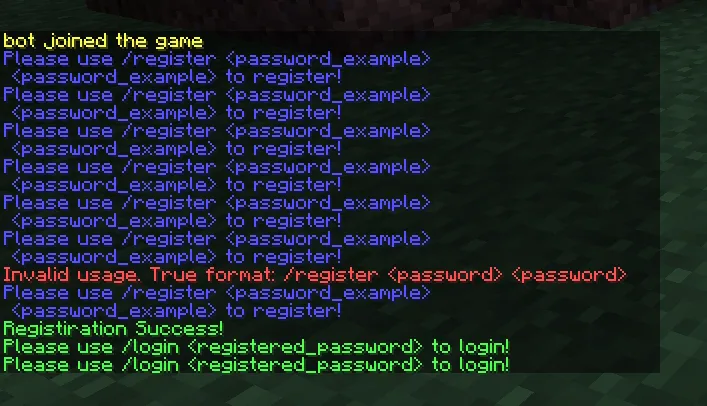 EranoLogin — скриншот 1 (Плагины, Minecraft)