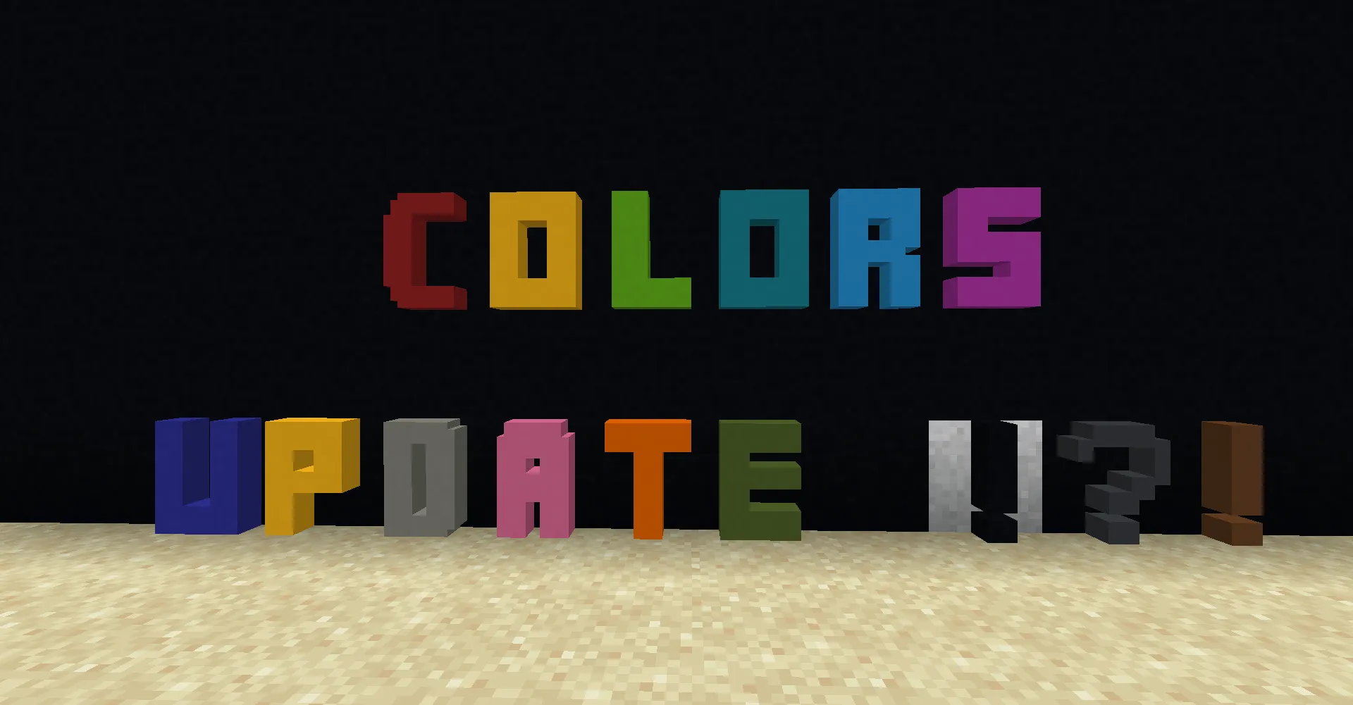 Chokbok's alphabet lights and stuff, Моды, Minecraft