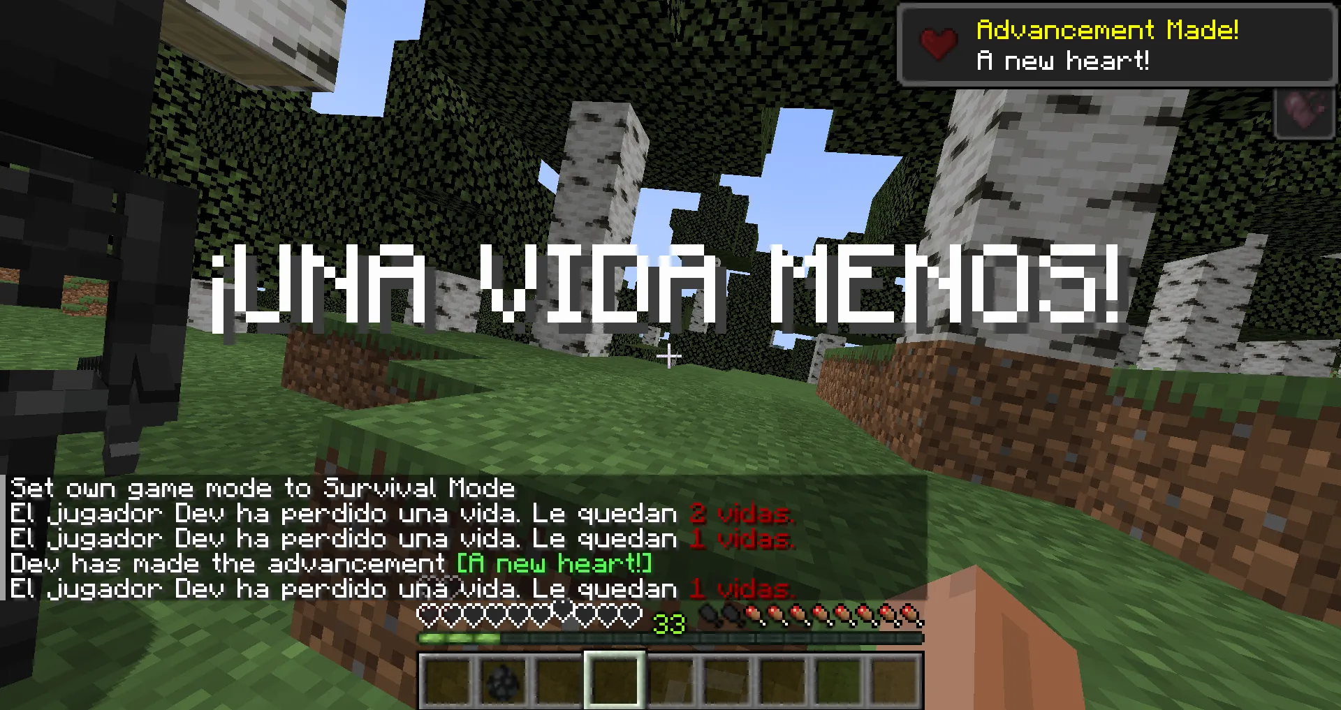 Life and Hearts — скриншот 1 (Моды, Minecraft)