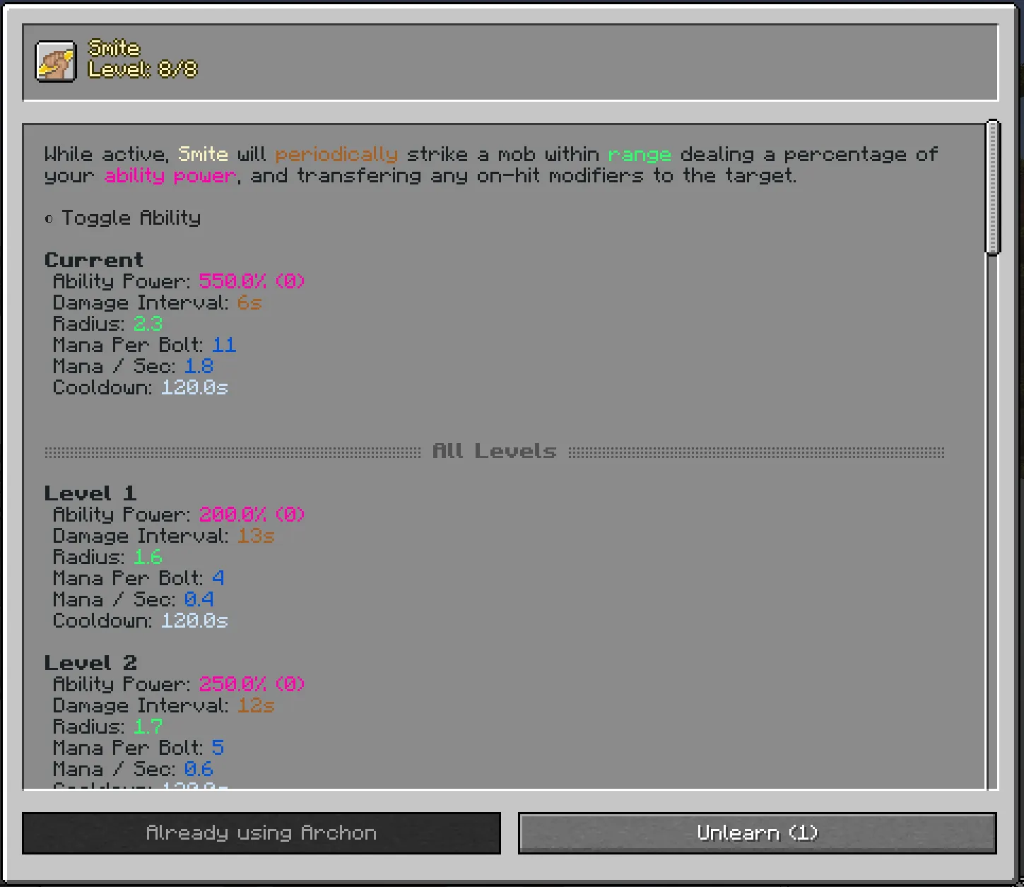 QOL Hunters, Моды, Minecraft
