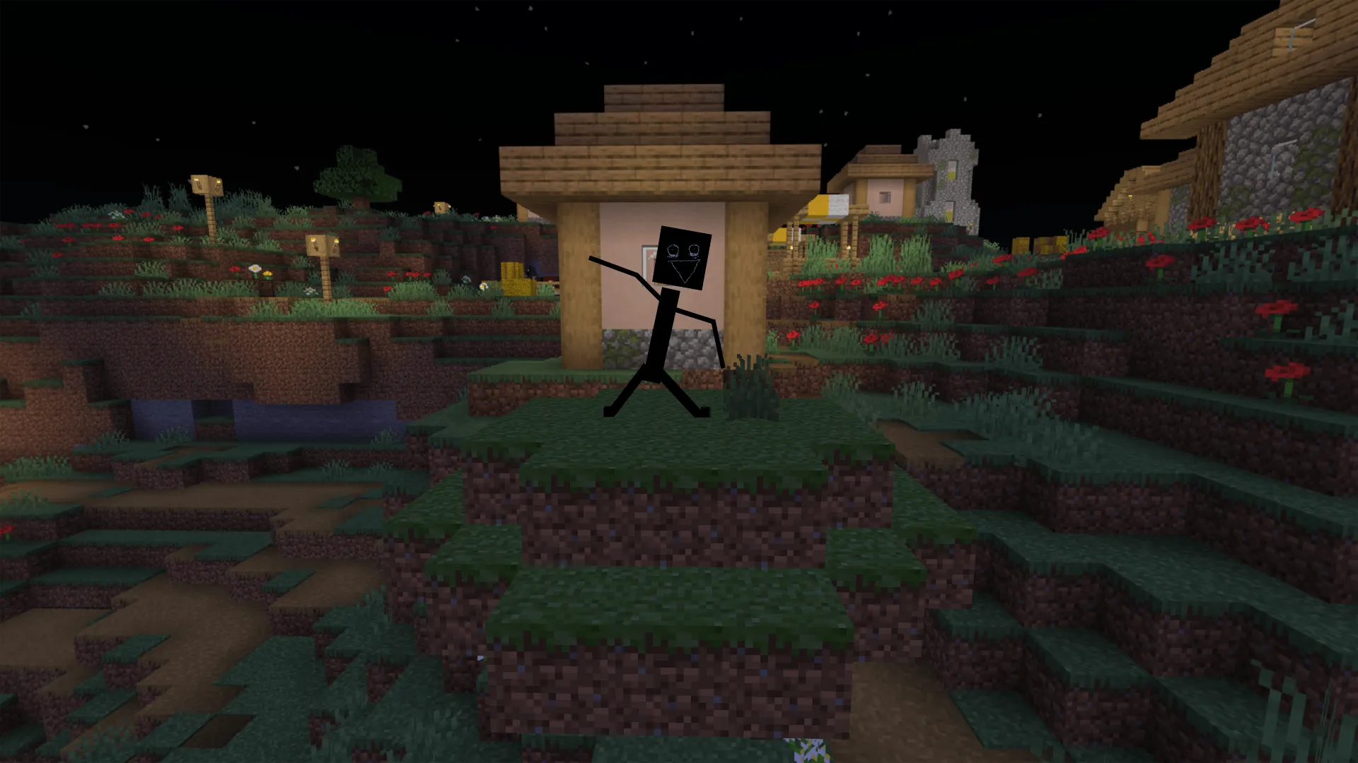 The Skier (dweller) (horror) (scary) — скриншот 1 (Моды, Minecraft)