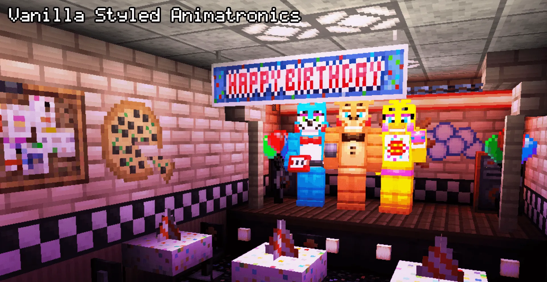 Generic FNAF Modification, Моды, Minecraft