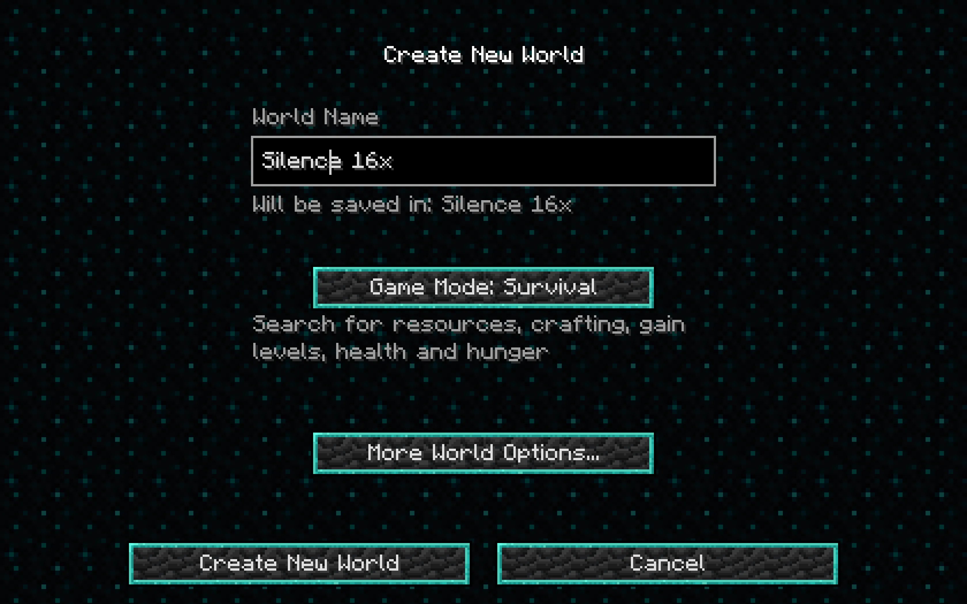 Silence 16x (bedwars pack), Текстуры, Minecraft