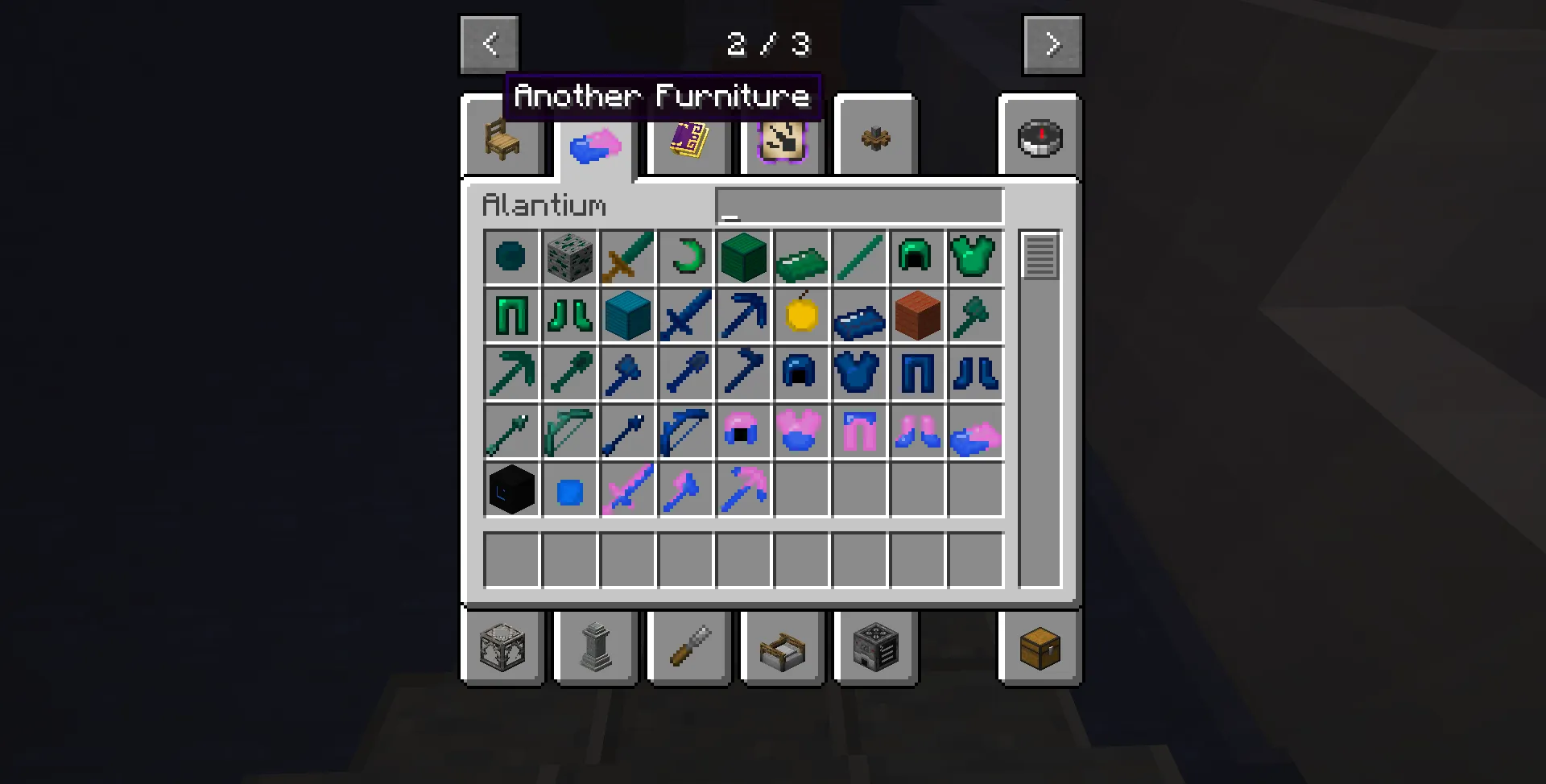 Alantium, Моды, Minecraft