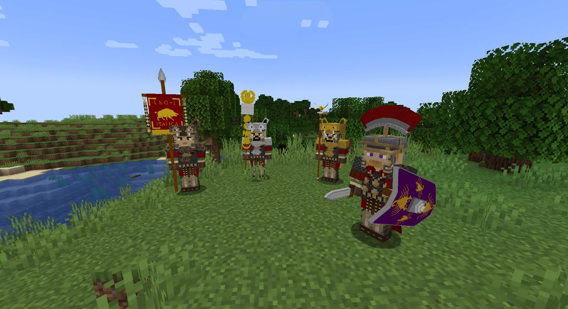 Roman Craft: Armors, Weapons and Shield [Forge and NeoForge], Моды, Minecraft