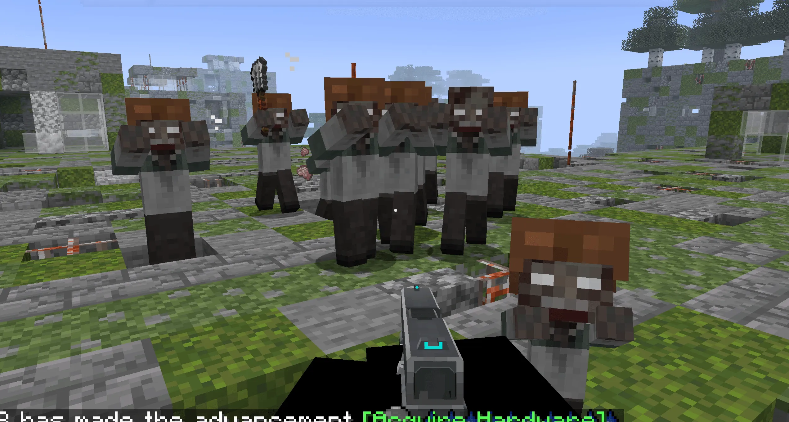 Extreme zombie survival (better zombie ai) — скриншот 2 (Модпаки, Minecraft)