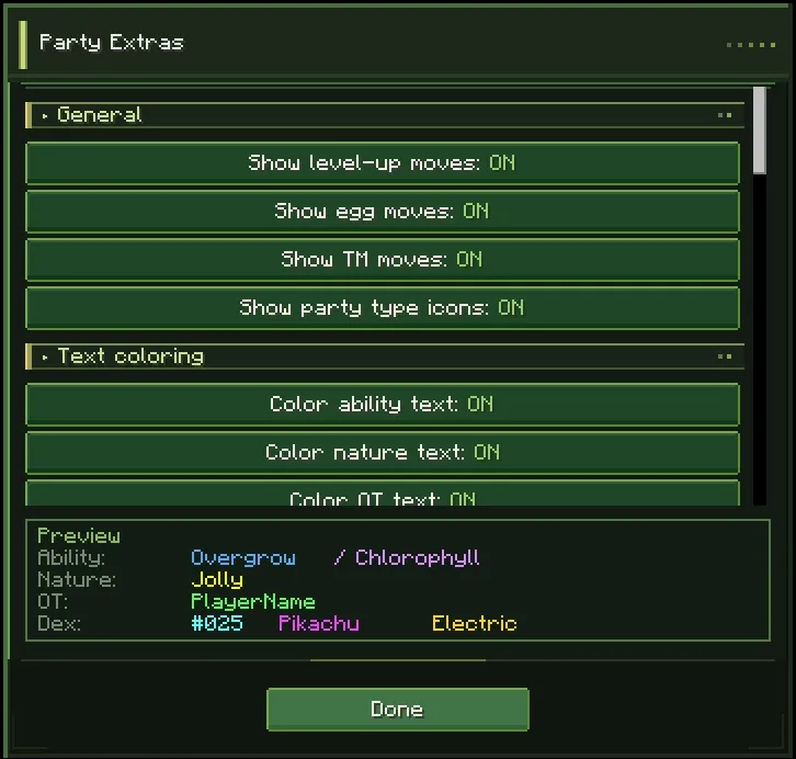 Cobblemon Party Extras, Моды, Minecraft