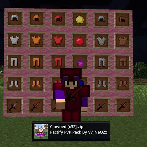 Clowned [x32], Текстуры, Minecraft