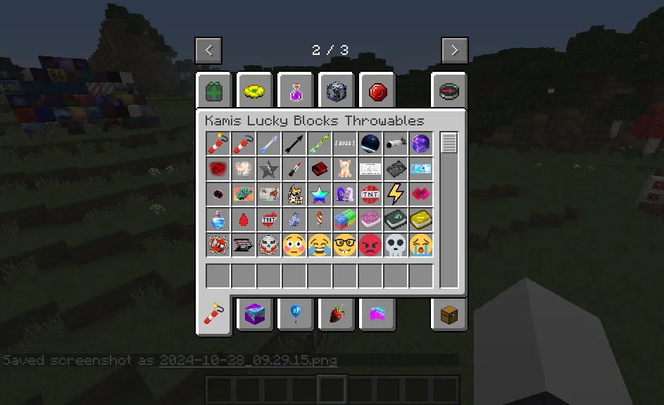 Kamis Lucky Block v1.0.4, Кастомизации, Minecraft