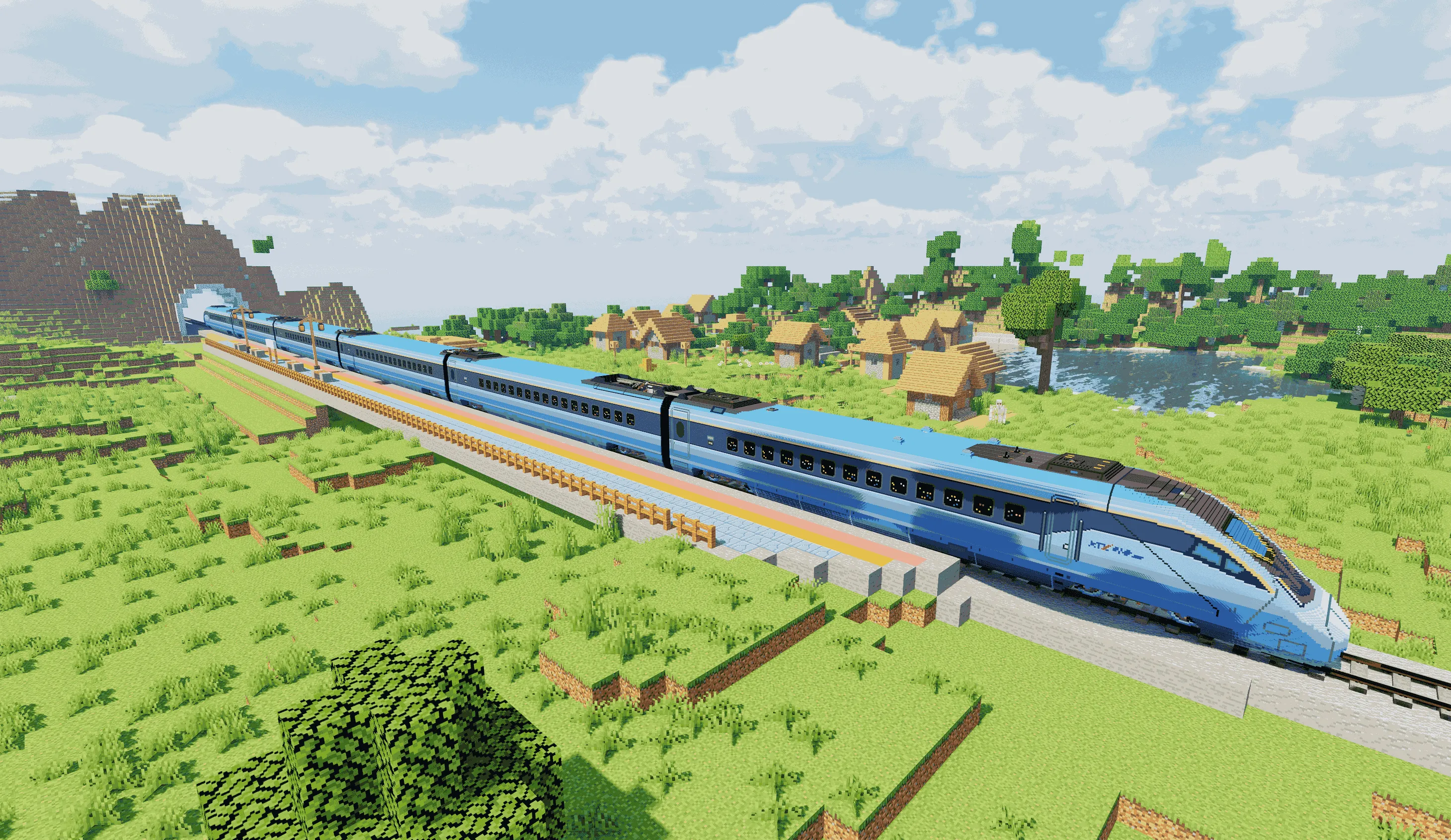 Korea Voxel Train Pack [IR/Immersive Railroading] — скриншот 10 (Текстуры, Minecraft)