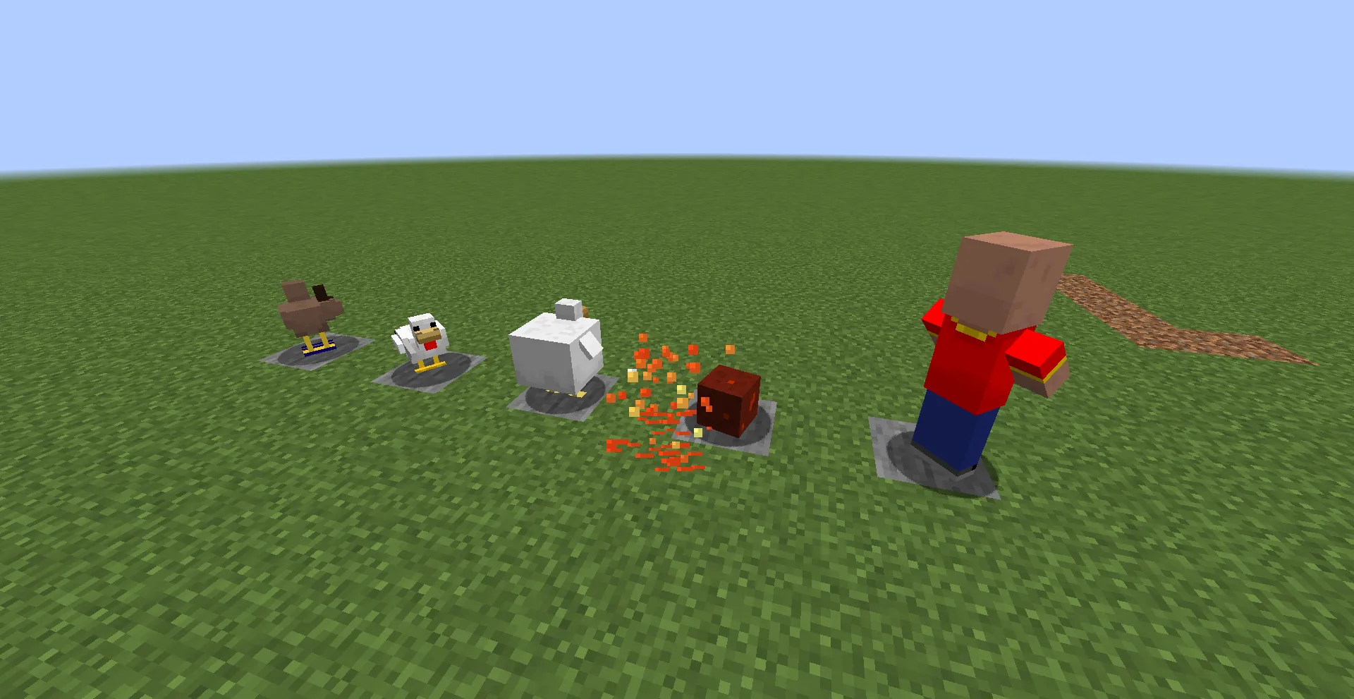 Curse of Chicken: Crossover madness(Outdate) — скриншот 1 (Моды, Minecraft)