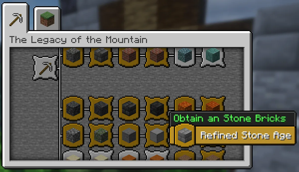 Stone Advancements, Моды, Minecraft