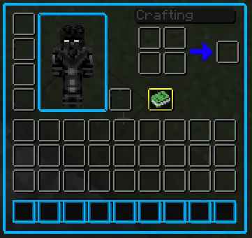 Only cyan gui, Текстуры, Minecraft