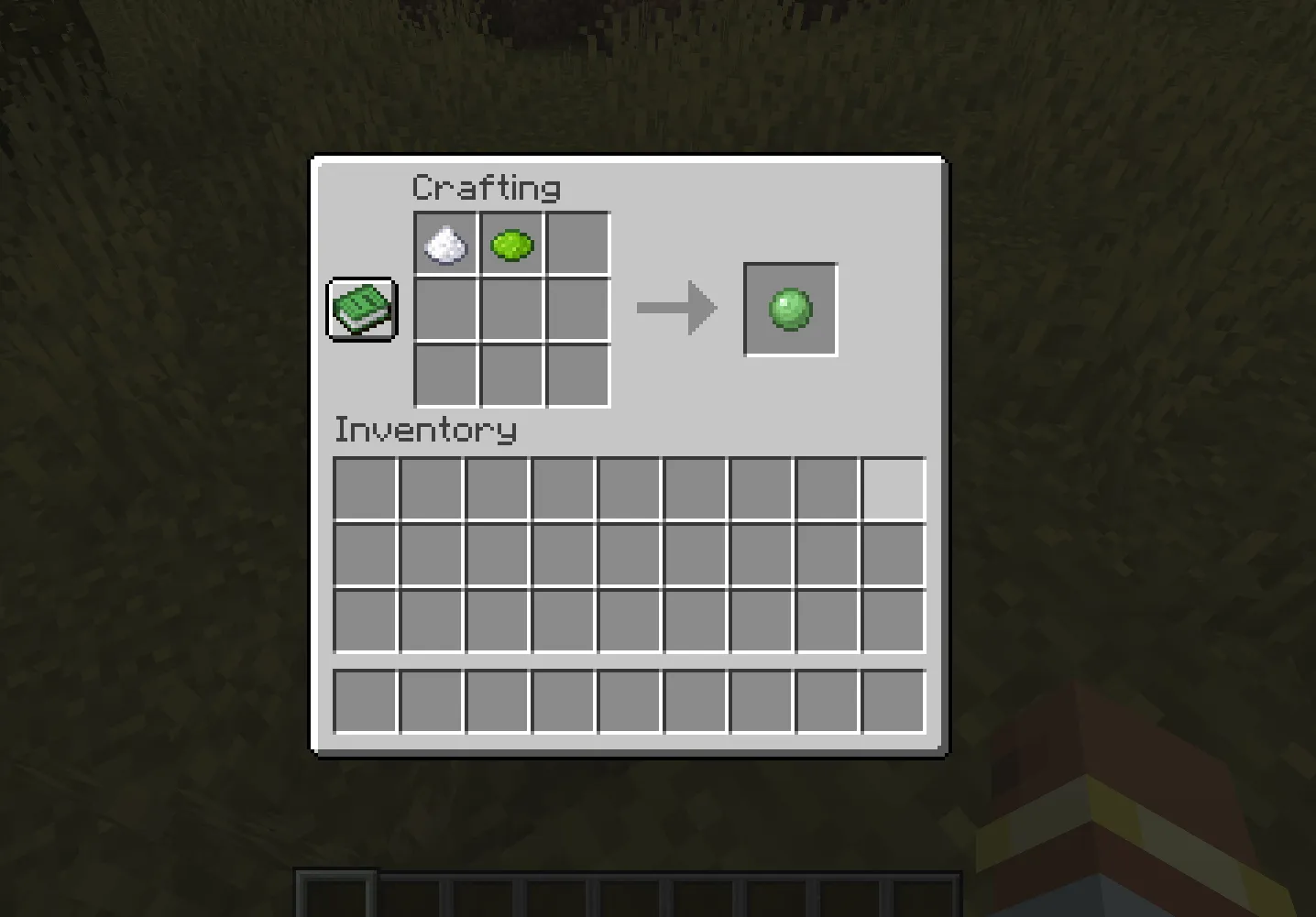 Slimeball recipe — скриншот 1 (Моды, Minecraft)