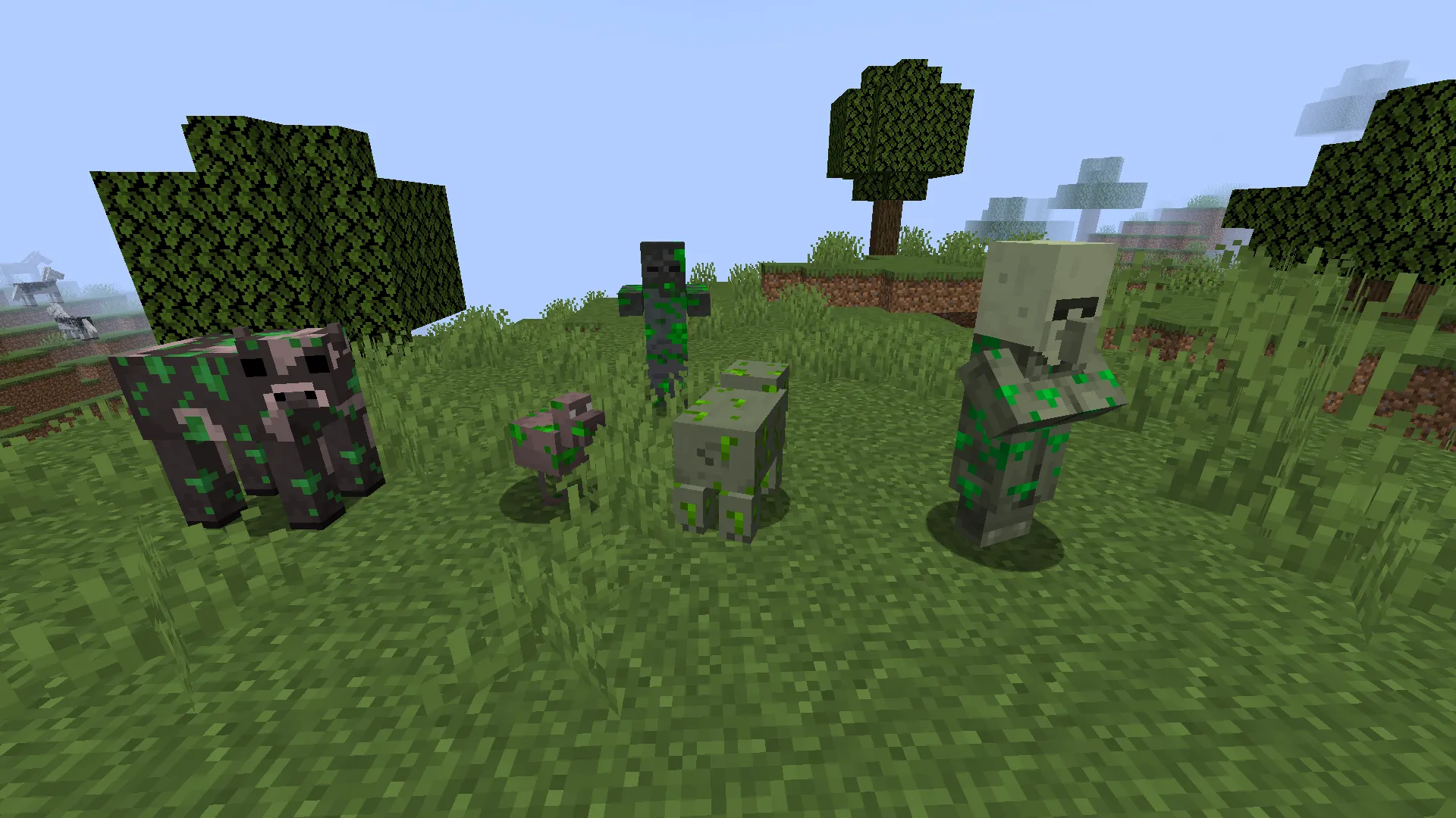 Creepers Hidden on Mobs (By Kayleb) — скриншот 3 (Моды, Minecraft)