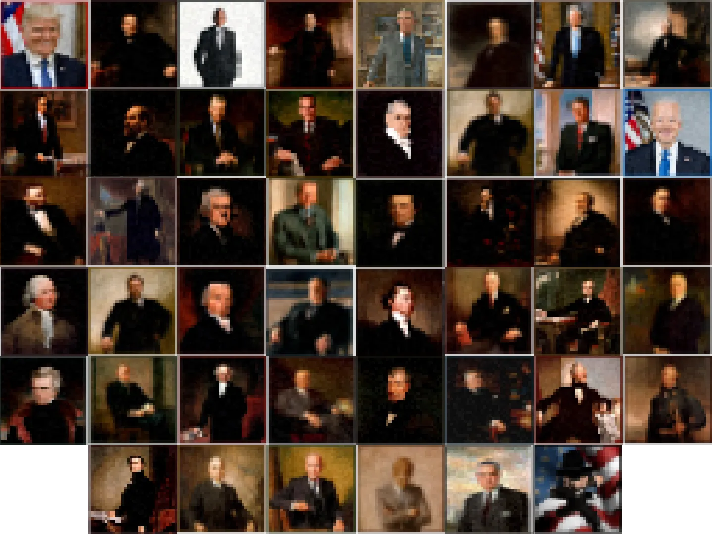 Presidential Paitings ( + U.S History) — скриншот 3 (Моды, Minecraft)