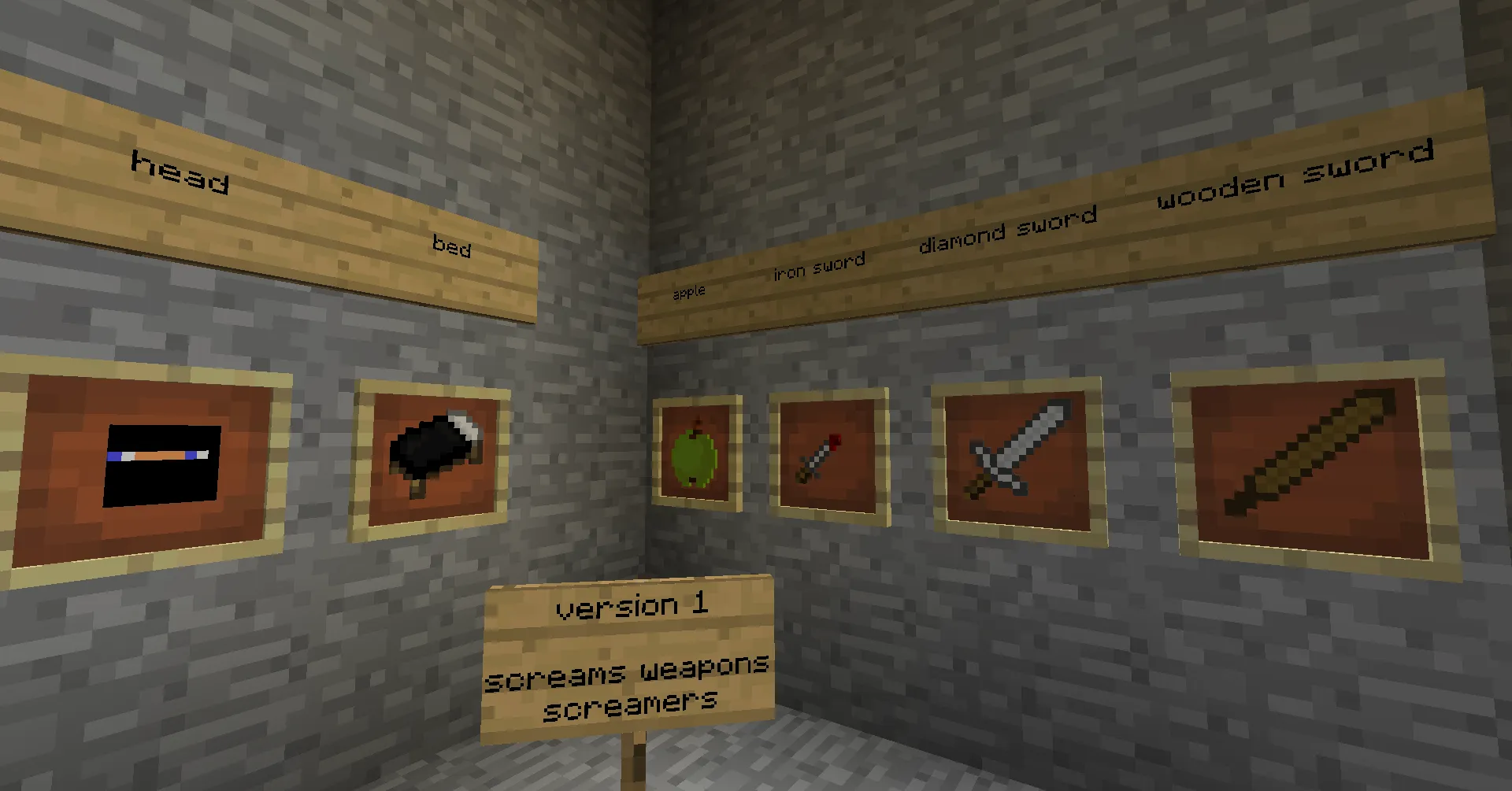 screams weapons — скриншот 2 (Текстуры, Minecraft)