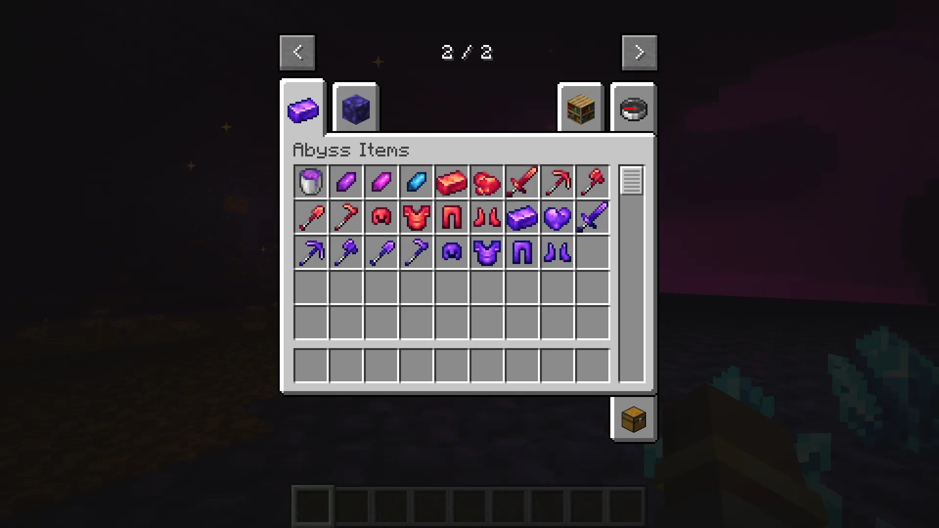 Abyssborne, Моды, Minecraft