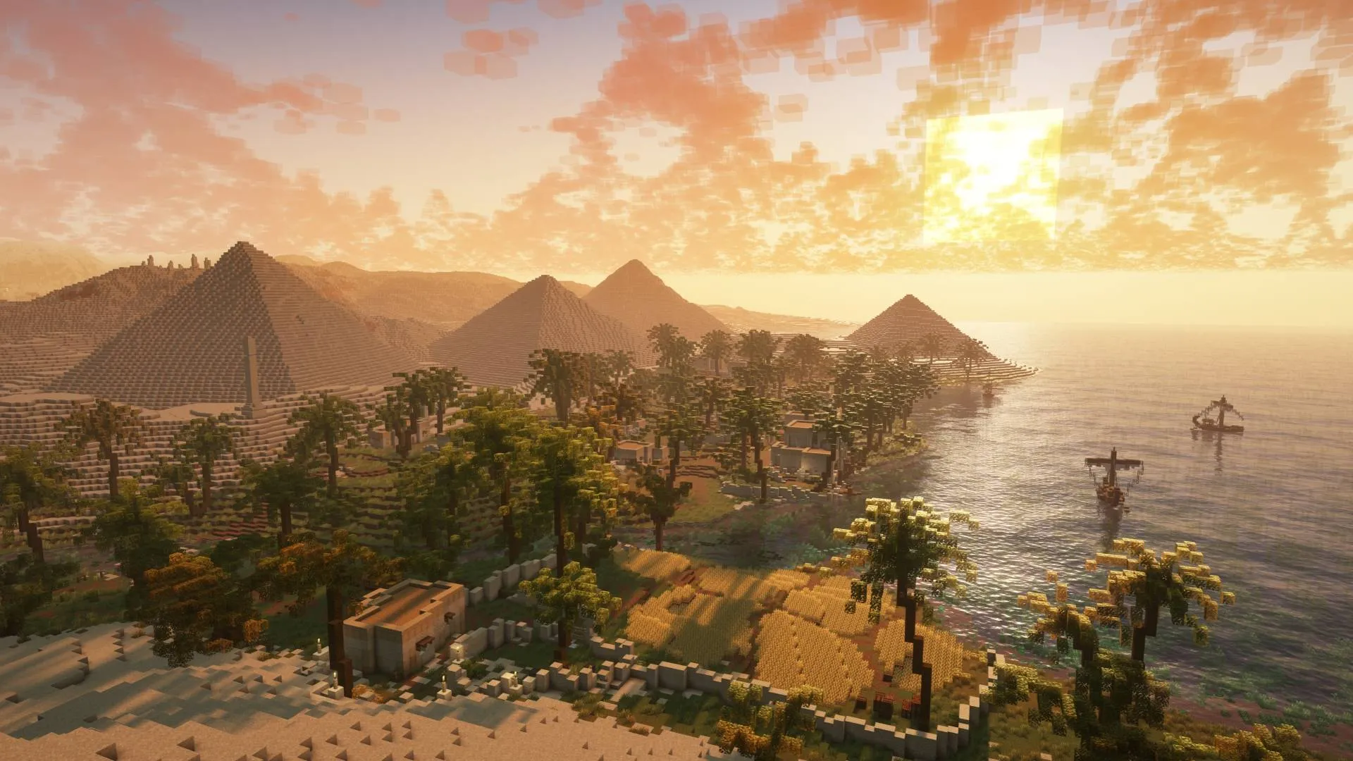 Ancient Egypt, Карты, Minecraft