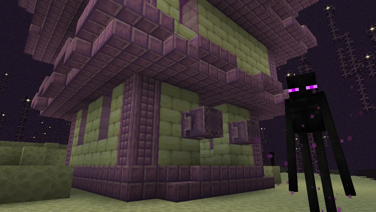 Fancy End | End Aesthetic Overhaul — скриншот 1 (Текстуры, Minecraft)