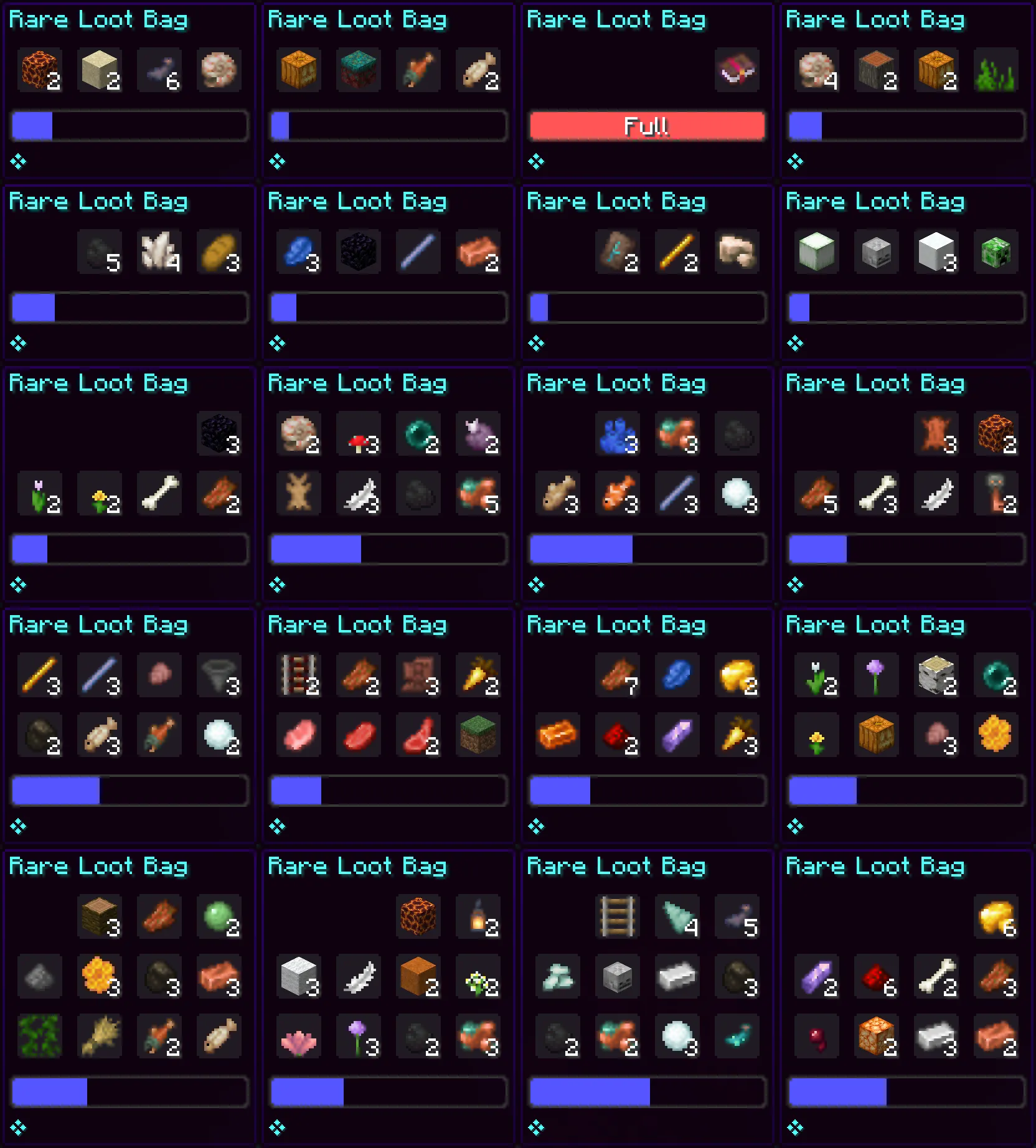Vanilla Loot Bags — скриншот 3 (Дата-паки, Minecraft)
