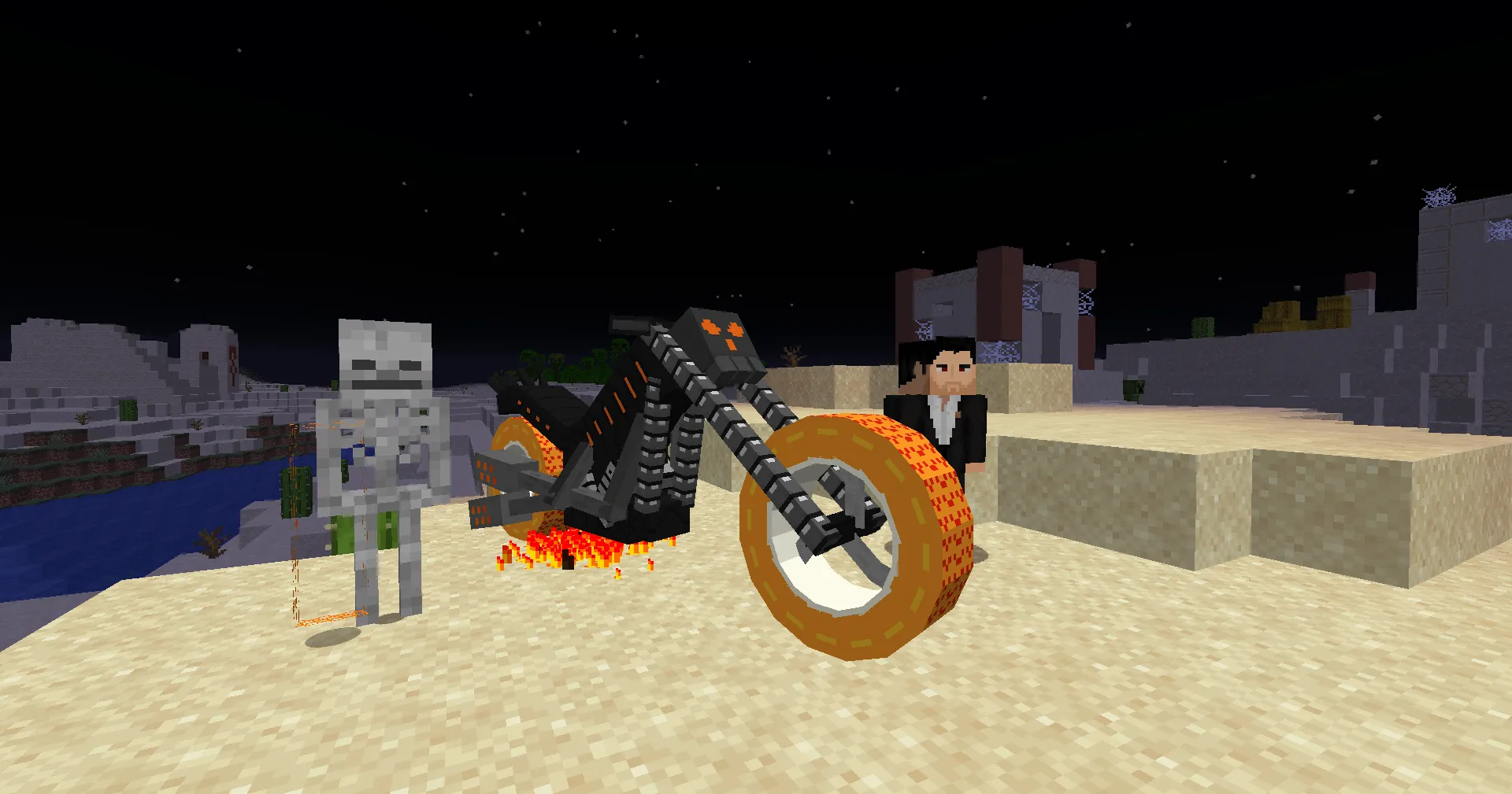 Ghost Rider — скриншот 1 (Моды, Minecraft)