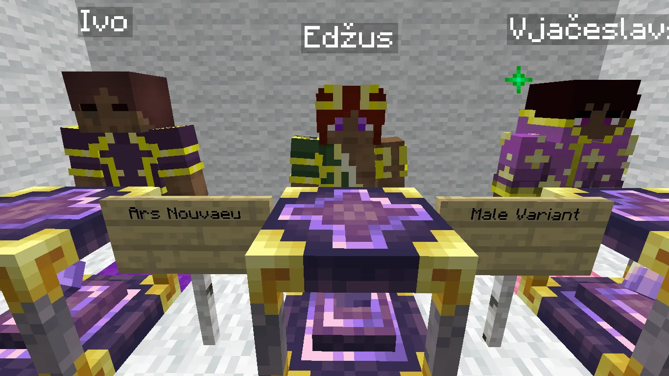 Villager Clothing Addition (VCA) for MCA Reborn — скриншот 1 (Текстуры, Minecraft)